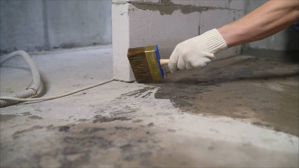 Crawl space vapor barrier installation in Brant, MI